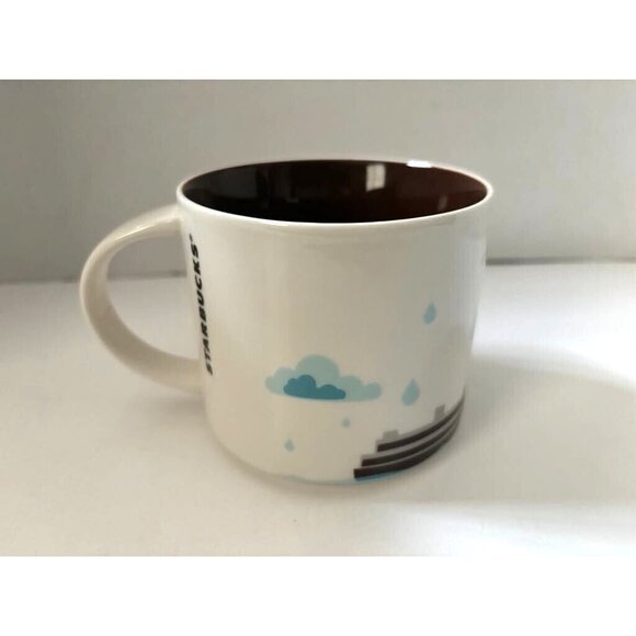 STARBUCKS PIKE PLACE MARKET Mug You Are Here Collection YAH Coffee Mug 2017 EUC - Picture 3 of 6